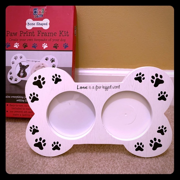 COPY - Paw print frame kit. Show off your pet in style - Picture 1 of 2